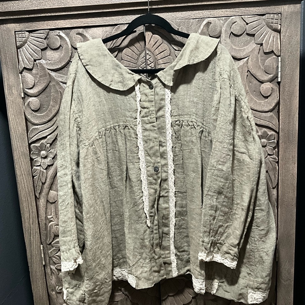Magnolia pearl 100% Linen